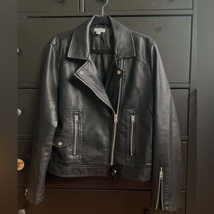 TOP SHOP FAUX LEATHER JACKET